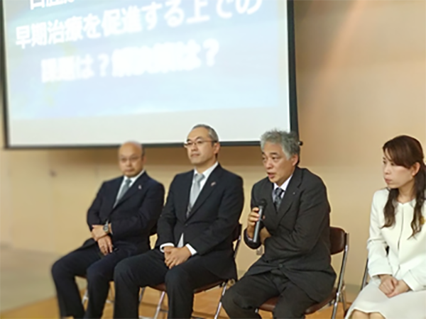 口腔がん撲滅運動の展開に関し【講演風景】